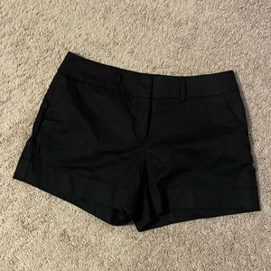 NY&Co Like New black cuff shorts Size 12